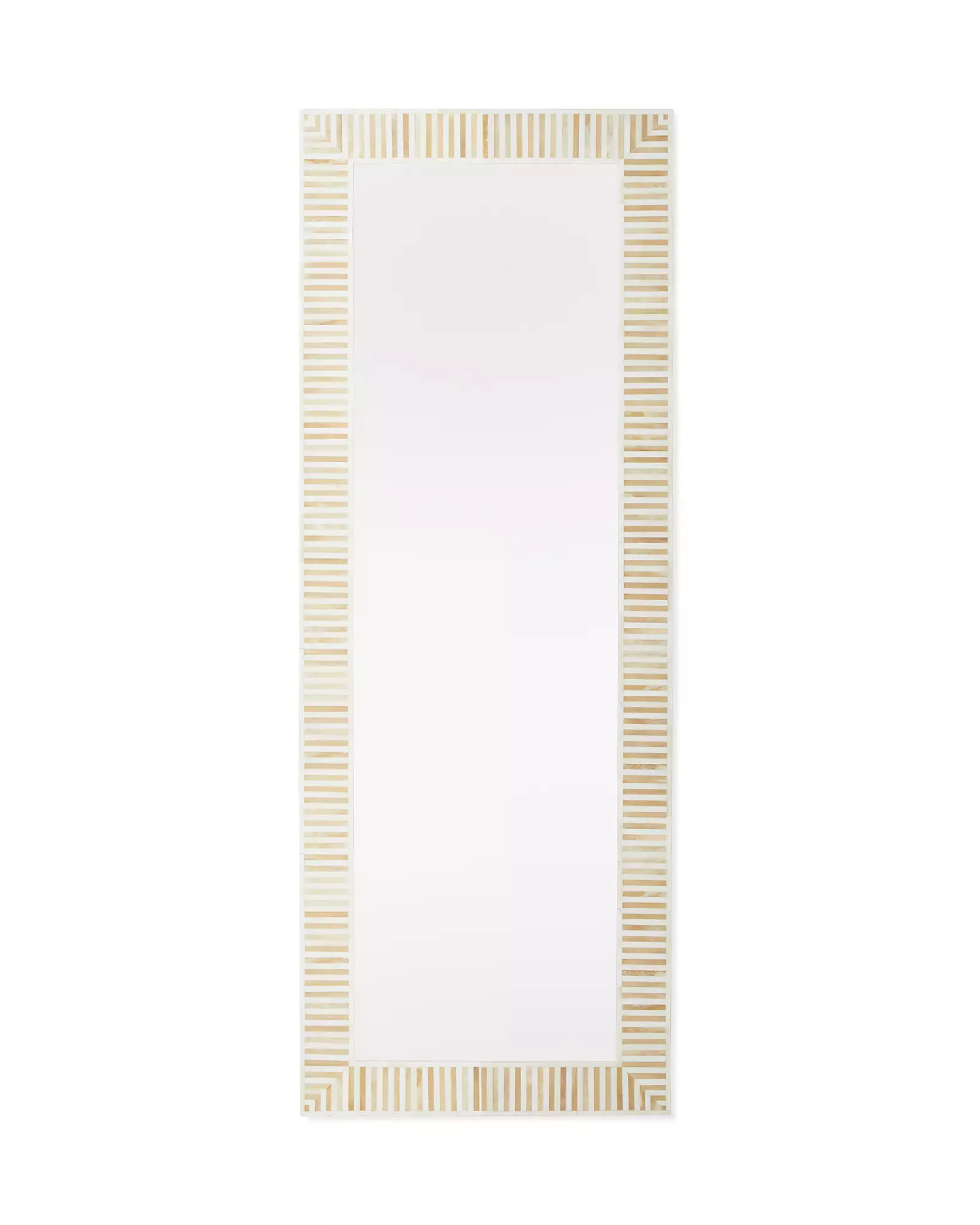 Bar Harbor Bone Inlay Floor Mirror | Serena and Lily
