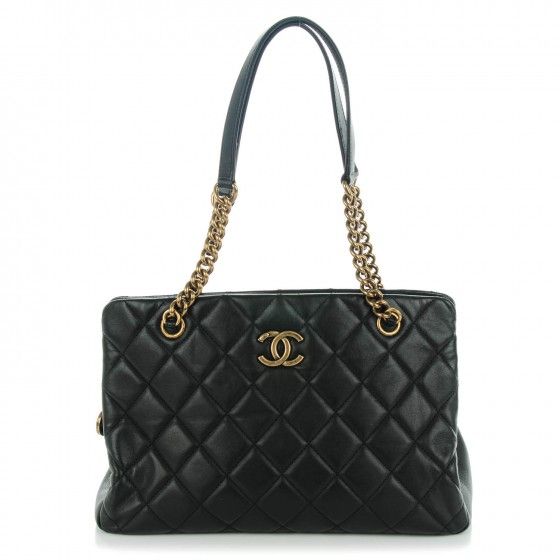 CHANEL

Calfskin Quilted Small CC Crown Tote Black | Fashionphile