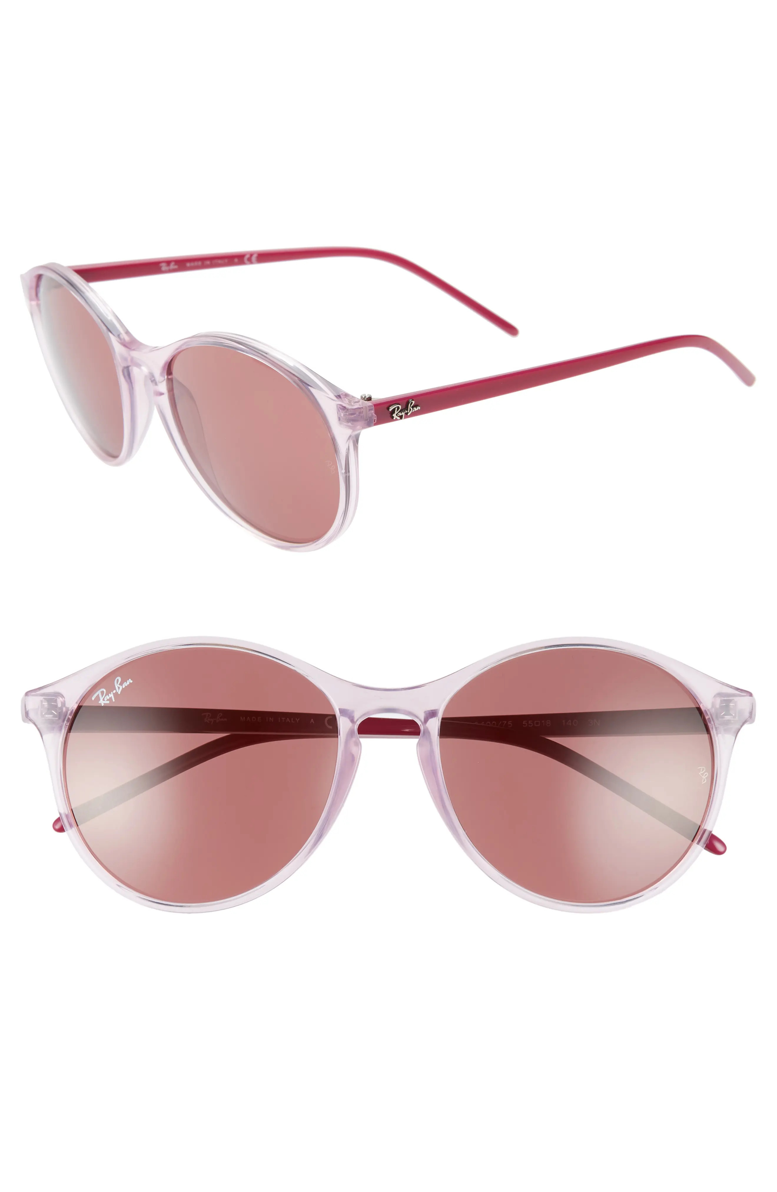 Ray-Ban Highstreet 55mm Round Sunglasses | Nordstrom | Nordstrom