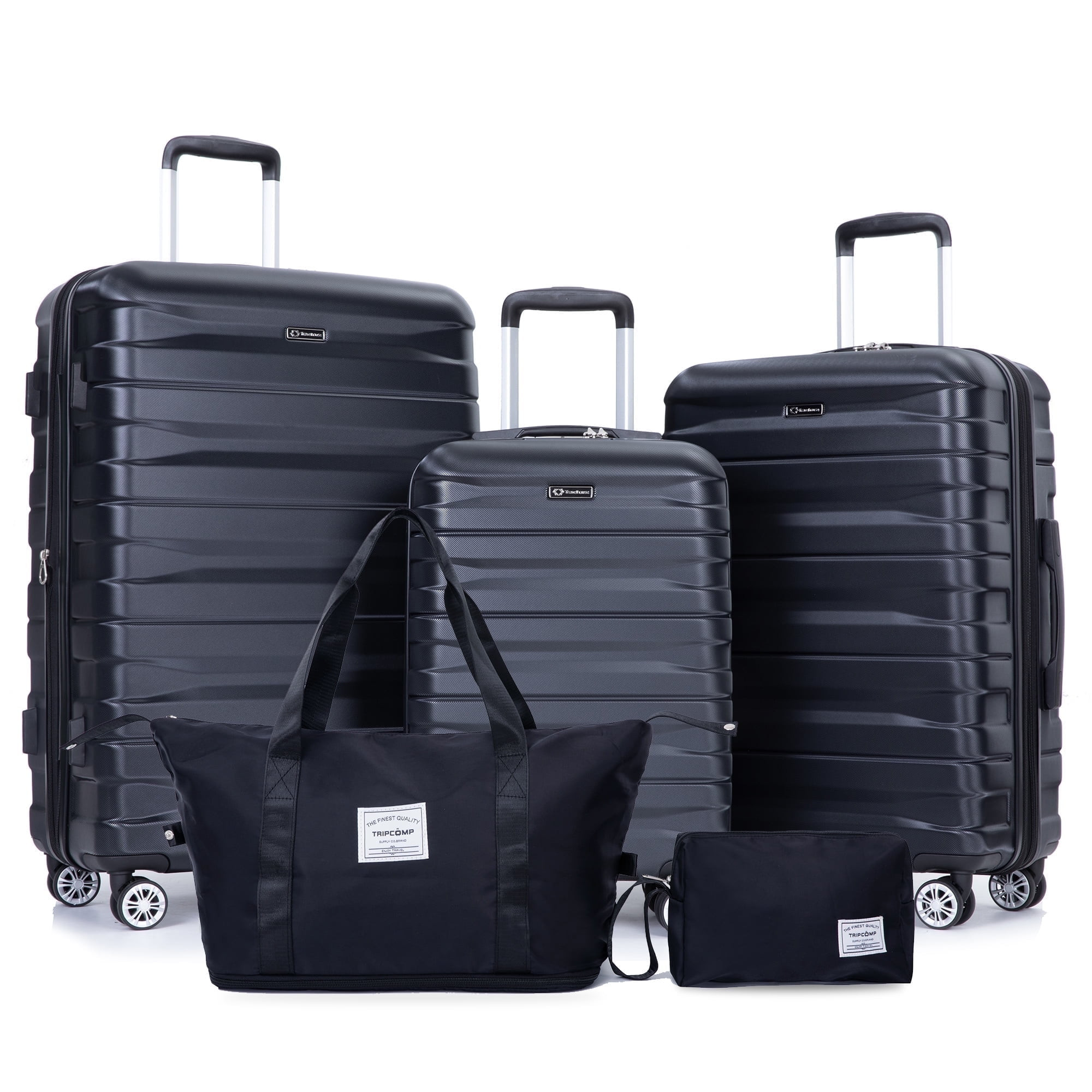 Tripcomp Luggage Sets 5 Piece Duffel Bag,Hardside Travel Luggage (20/24/28) with TSA Lock,Suitcas... | Walmart (US)