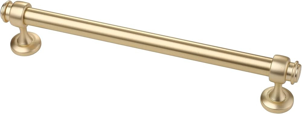 Alzassbg 5 Pack Brushed Gold Cabinet Pulls, 7 Inch(177.8mm) Hole Centers Cabinet Handles Kitchen ... | Amazon (US)