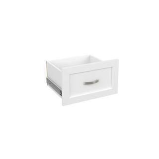 Style+ 10 in. x 17 in. White Shaker Drawer Kit for 17 in. W Style+ Tower | The Home Depot