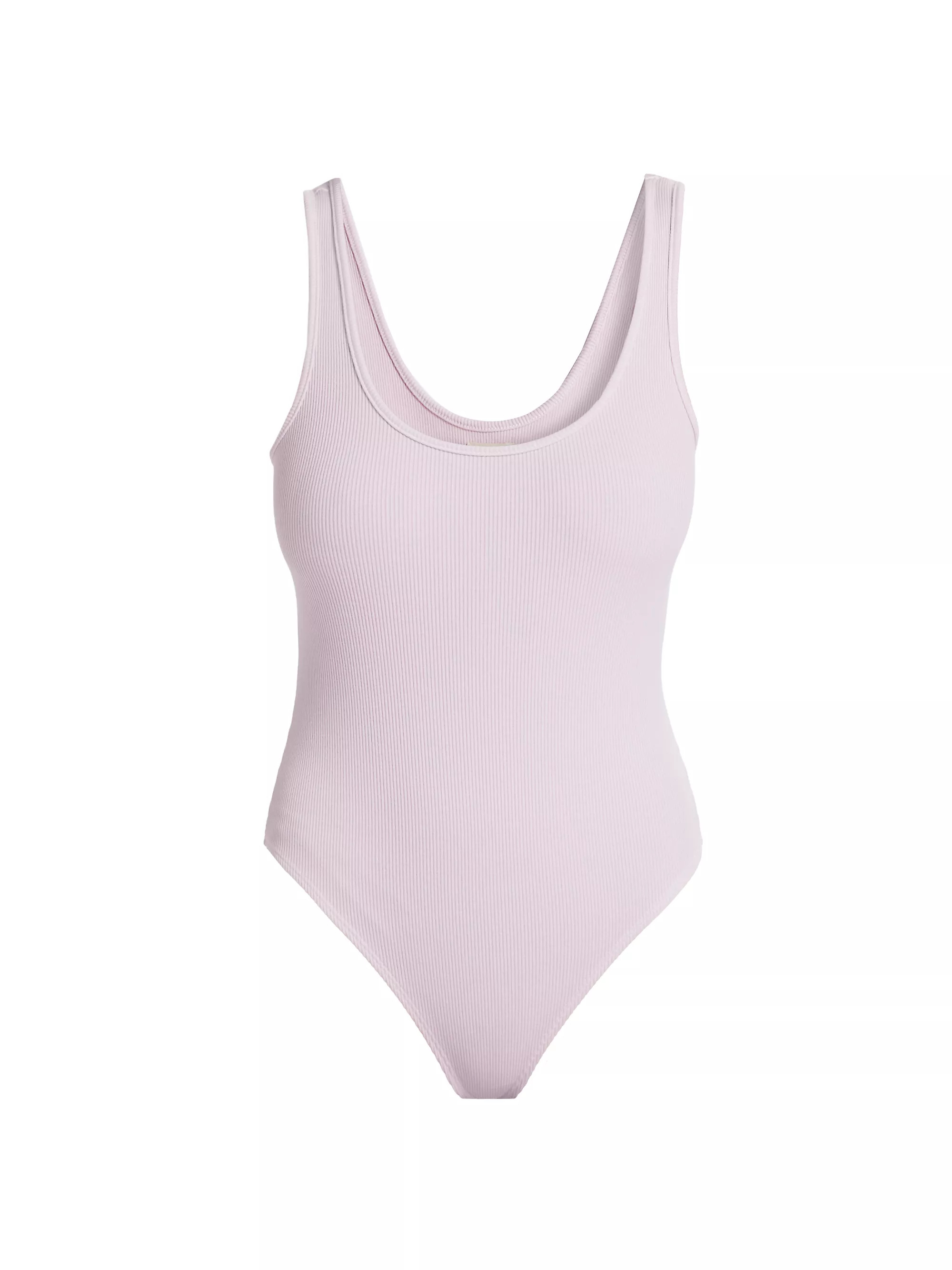 BEST SELLERL'AGENCENica Scoopneck Rib-Knit Bodysuit | Saks Fifth Avenue