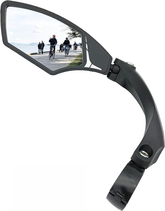 Hafny NEW Handlebar Bike Mirror, HD,Blast-resistant, E-bike Mirror, Glass Lens, HF-MR095 (Silver ... | Amazon (US)