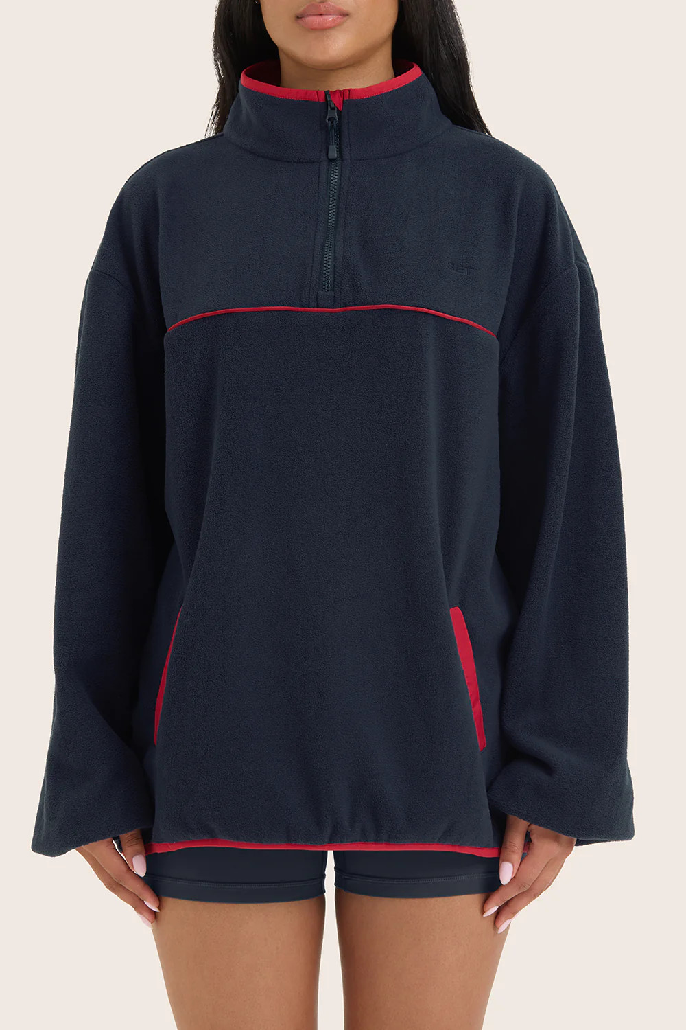 MICRO FLEECE HALF ZIP - ANCHOR | SET Active