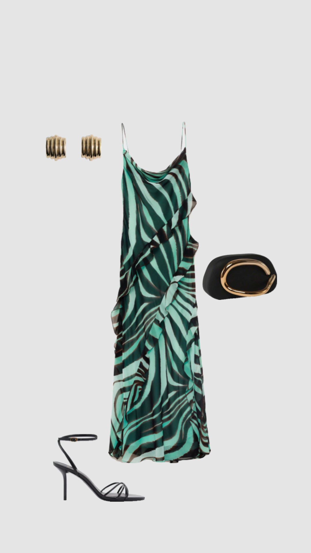 Get 15% off Charles & Keith with code - COMAMBW15-ISMQW9CEVA 

Wedding guest outfit inspo ✨

• spring summer occasion wear evening dress black clutch bag gold earrings black strappy high heels green zebra maxi drill dress holiday outfits •



#LTKsummer #LTKtravel #LTKwedding