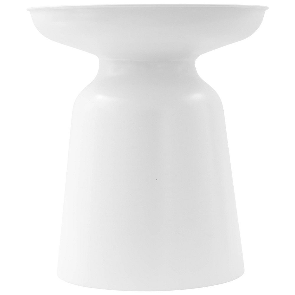 Fernando Modern Drum Stool White - Poly & Bark | Target