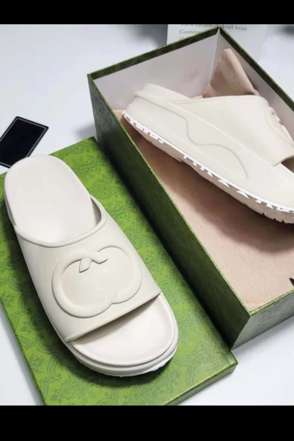 Gucci Platform Slides!! 

Instead of working with DHGate where it takes over weeks to get the product and you never know who you are working with! I work one on one with the seller through what’s app, and also where I make my payments through PayPal. Tell them MADDIEGDHG sent you to get a little extra off; WhatsApp: +86 184 0505 3833 
They sent you pictures of the products before to make sure it’s up to your standard and then ships to your directly within 2 weeks! Of course I have also listed dupes that I have found on  DHGate if you are still for using the app! I’ll start posting more of my finds as they come in! #dhgatefinds 

Follow my shop @Maddiekat on the @shop.LTK app to shop this post and get my exclusive app-only content!

#liketkit 
