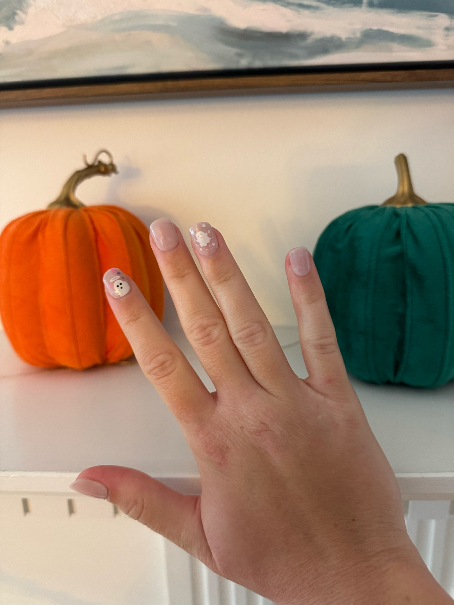 these Halloween nails with ghosts from ImPress beauty are so freaking cute! bought these at Walmart and they’re so fun 👻

#LTKHalloween #LTKBeauty #LTKSeasonal