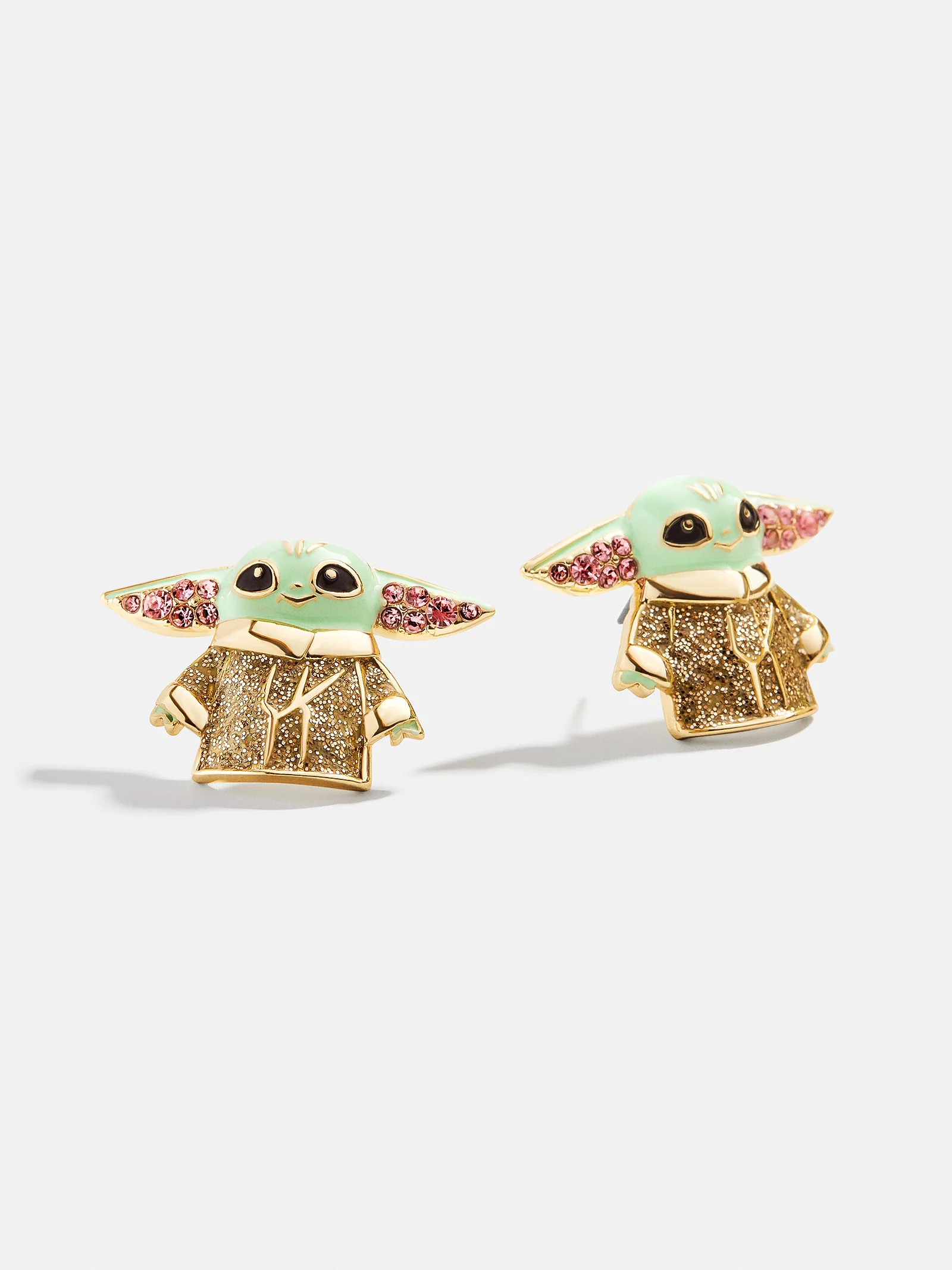 STAR WARS™ GROGU™ Earrings - Gold/Green | BaubleBar (US)