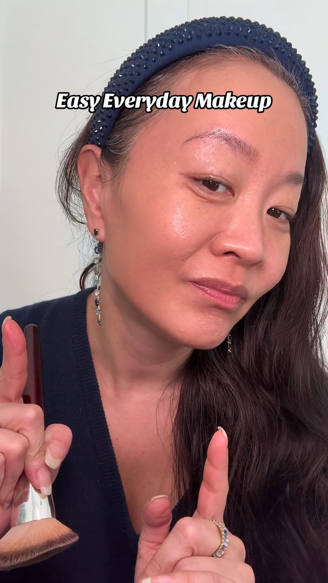 No foundation makeup is the best. This blurs texture, fine lines, and pores while looking dewy yet locking in like a powder. It’s my go to, quick sweep to even everything out while minimizing any redness. Wearing shade 5.5.

#LTKOver40 #LTKgrwm #LTKBeauty
