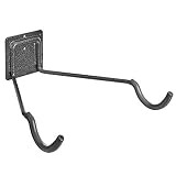 Amazon Basics Horizontal Wall Mount Bike Hanging Rack, Easy Installation - Hammertone Grey, 2x8x1... | Amazon (US)