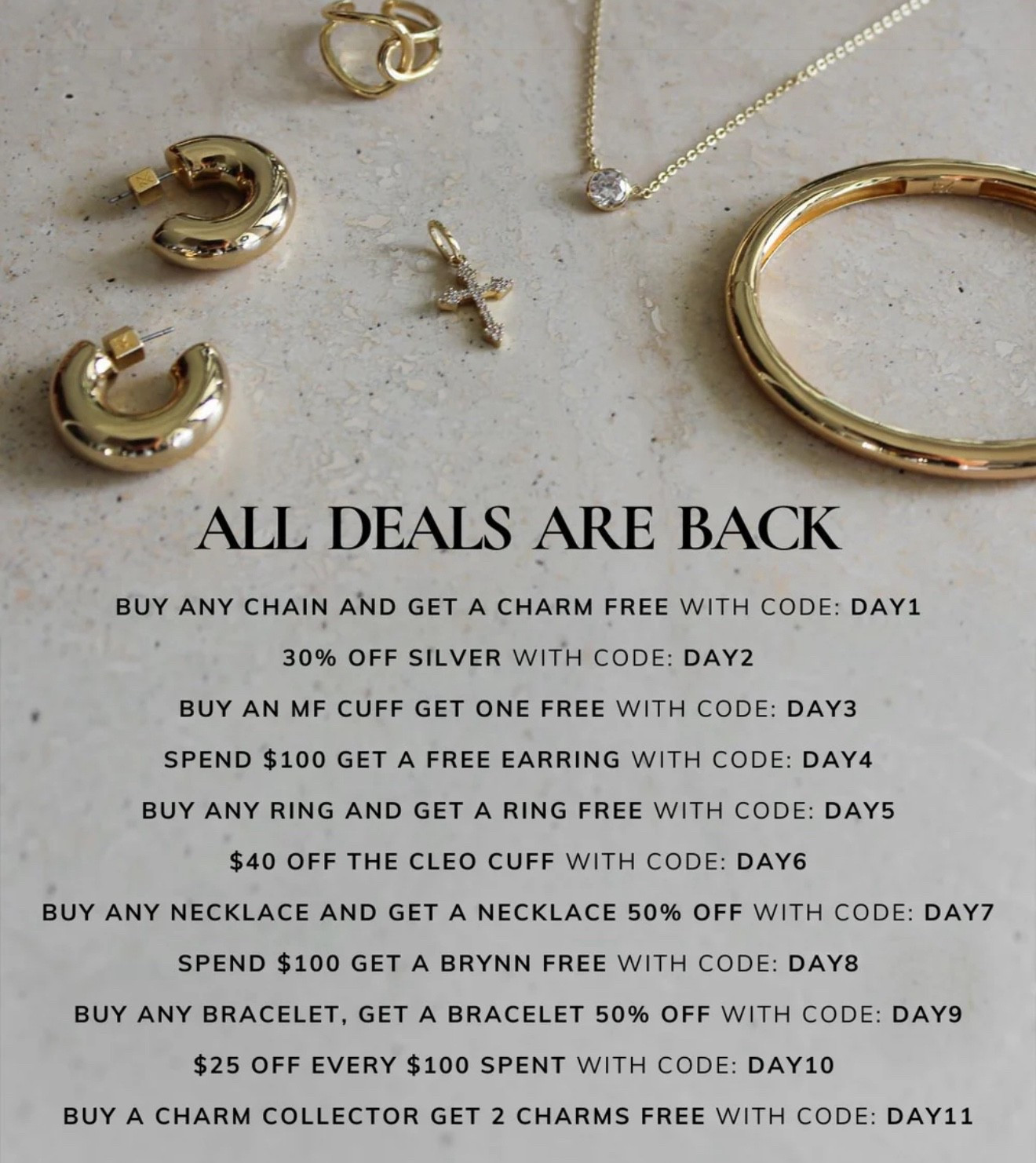 Miranda Frye Sale! All the deals are back for one day only! Last chance!

I love Miranda Frye jewelry! Most of my current favorite and most worn necklaces and bracelets are Miranda Frye! 

This jewelry makes a great gift for her! I have often received a necklace or bracelet from my husband or gifted a necklace to my mom from here, too. 

Gifts for her, gift idea for her 

#LTKGiftGuide #LTKHoliday #LTKSaleAlert