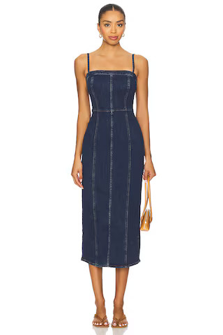 LEVI'S Seamed Bustier Dress in Retro Stone from Revolve.com | Revolve Clothing (Global)