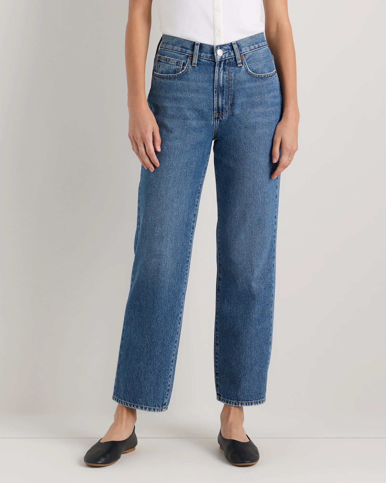 Bella Rigid Straight Jeans | Quince