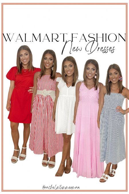 Excited to be sharing some of the new Walmart fashion dress arrivals! These are some of the most perfect spring and summer dresses I’ve ever purchased. Beautiful, great fit, amazing quality and will have people saying I can’t believe you found this on Walmart haha. All different styles, colors and perfect for many occasions. I love a good midi dress especially. 

Walmart Fashion. Walmart Finds. LTK under 50. Summer dresses. Summer style. Midi dress. 