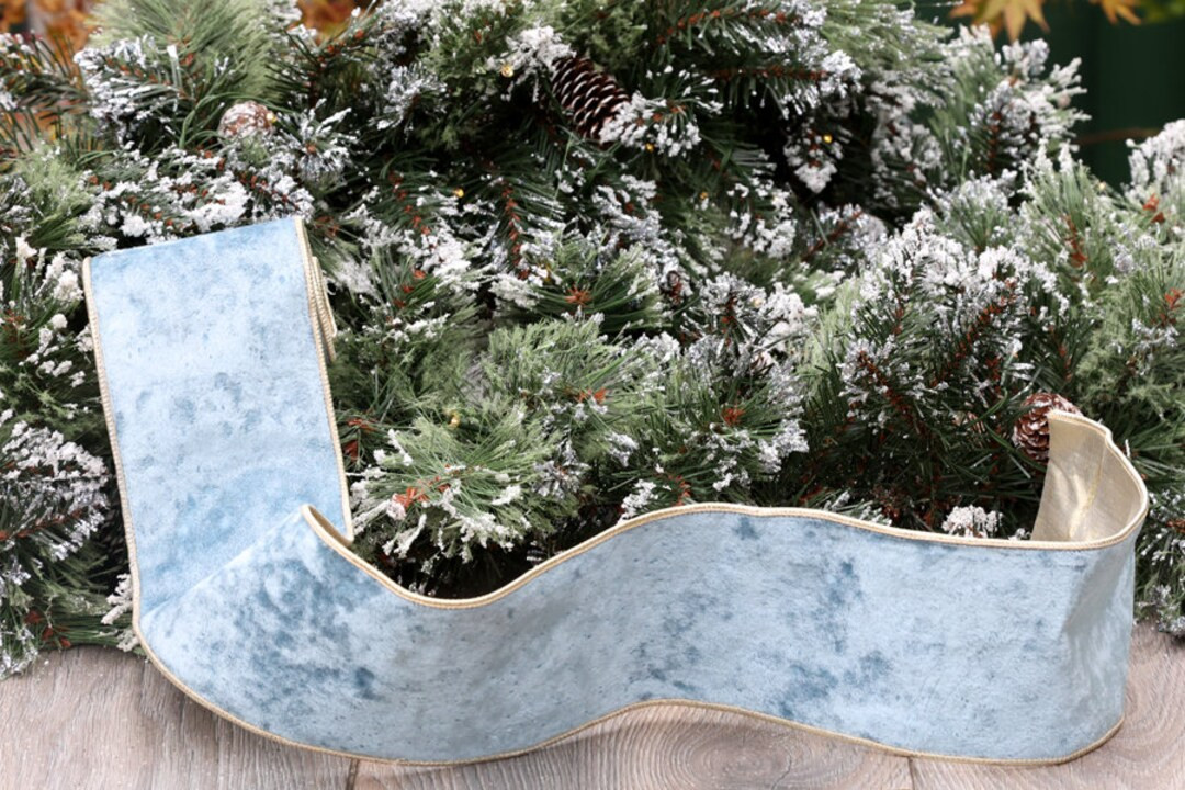 Designer Holiday Christmas Fall Halloween Luxury Velvet Wired - Etsy | Etsy (US)