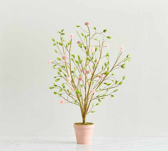 Faux Spring Bloom Potted Tree | Pottery Barn (US)