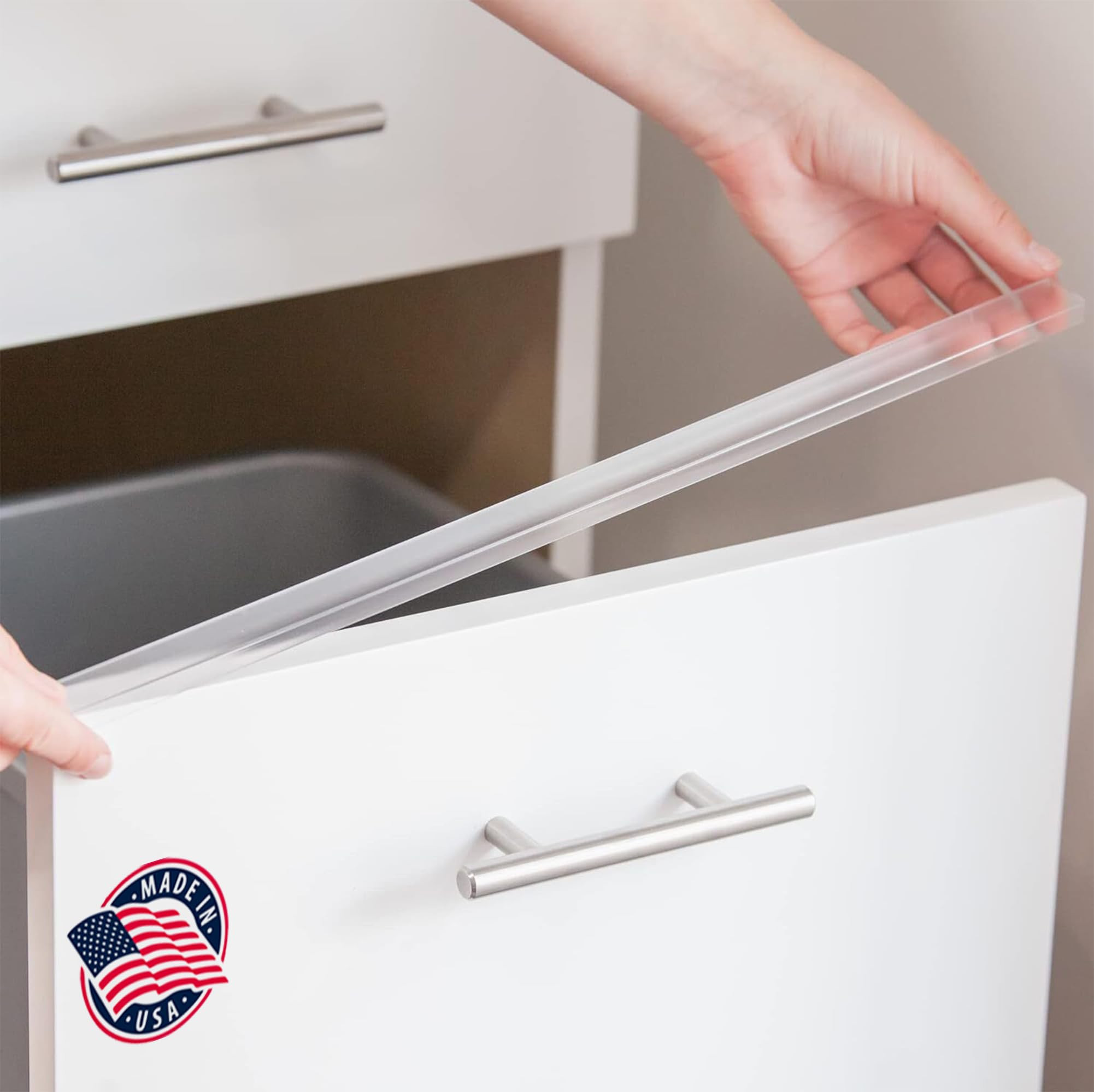 Cabinet Hero Slimline Cabinet Edge Protector - Prevents Chipping, Wear, Discoloration - Drawer Ed... | Amazon (US)