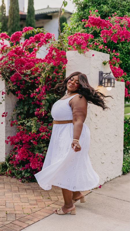 Day 3 of 5 Days White Dresses| this Walmart dress for $36 comes in ❤️🖤🤍 — the white is my favorite for the season. How are you going to style it? 

Wearing an XXL , half smocking back detail, no zipper closure, must put on over head.

All accessories are Target and Amazon.

Vacation Outfit, White Dress, Graduation Outfit, Plus Size Spring Dresses

#LTKfindsunder100 #LTKfindsunder50 #LTKplussize