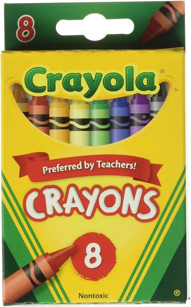 Crayola Crayons 8 in a Box (Pack of 12) 96 Crayons Total | Amazon (US)