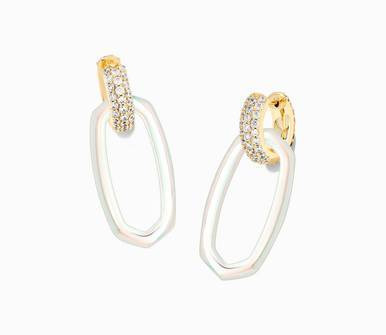 Danielle Mikki Pave Huggie | Kendra Scott