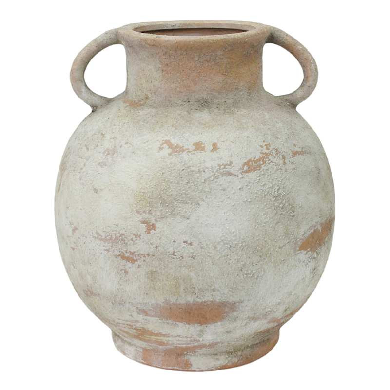 Natural Textured Ceramic Vase, 10x10x11 | At Home