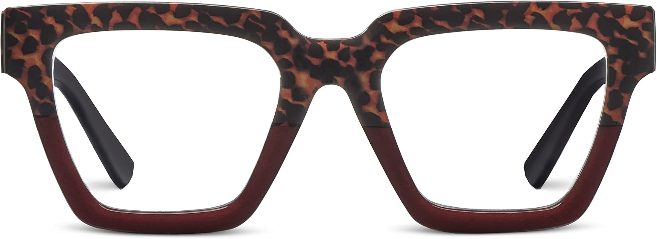 Peepers by PeeperSpecs Women's Take a Bow Square Blue Light Blocking Reading Glasses | Amazon (US)