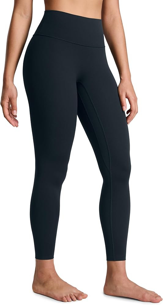 CRZ YOGA SculptAir No Front Seam Yoga Leggings 25" - High Waisted Womens Pants Workout Pilates At... | Amazon (US)