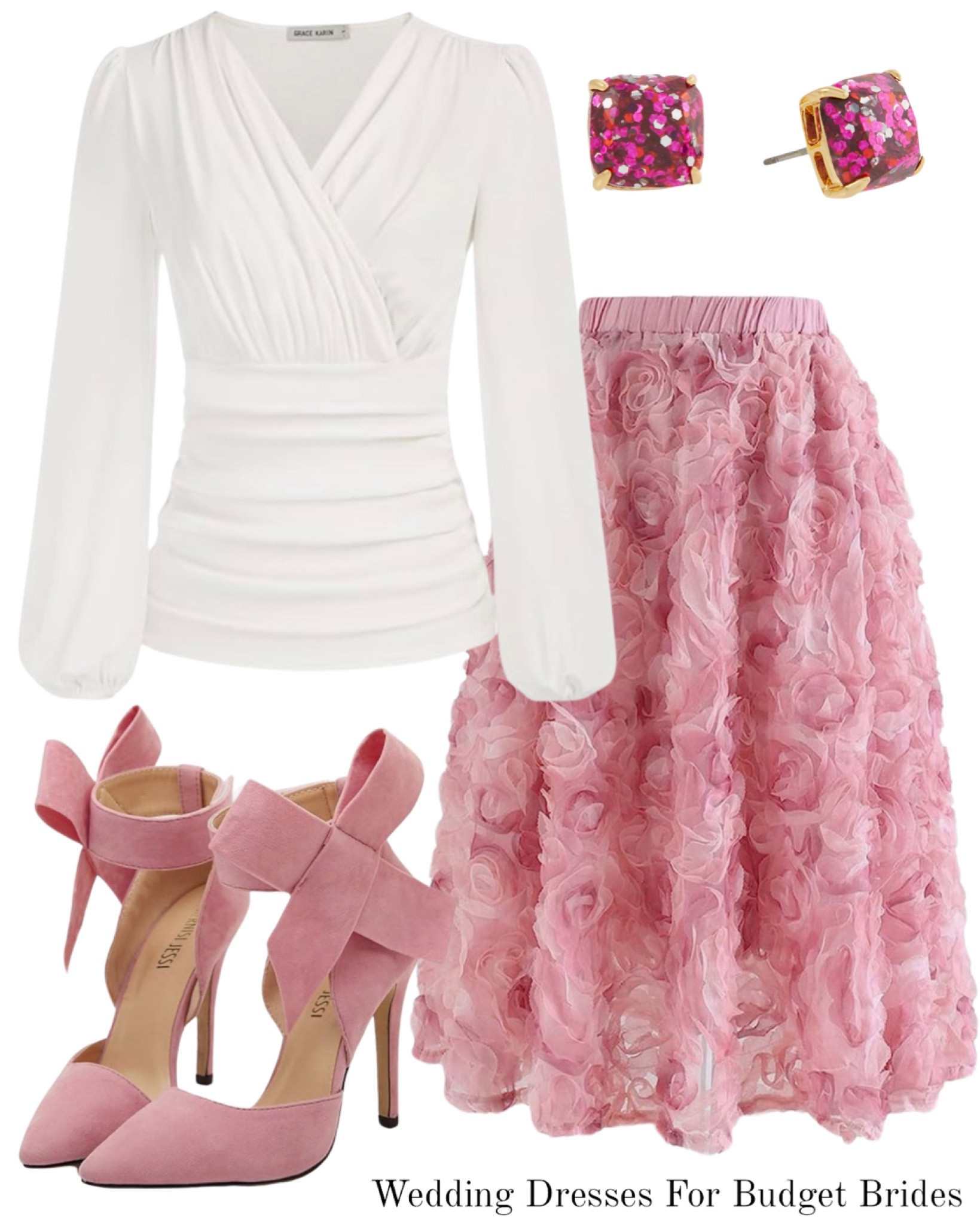 Pink and white bridal shower outfit idea.

Bride outfit. Bridal outfit. Rehearsal dinner. Engagement party. Bridal shower. Bachelorette party. After party outfit. Reception outfit. Honeymoon outfit.

#LTKSeasonal #LTKstyletip #LTKwedding