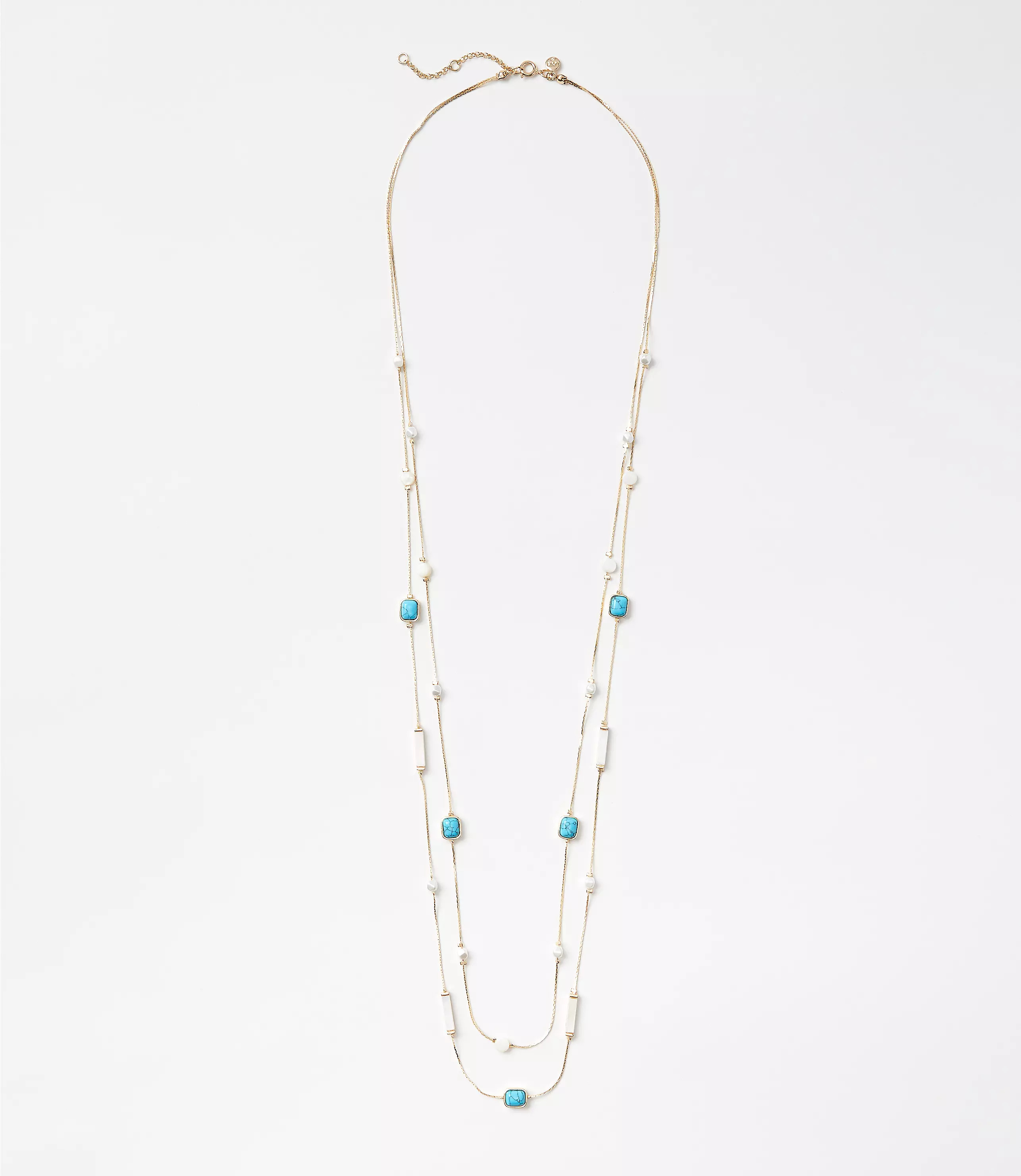 Beaded Station Necklace | LOFT