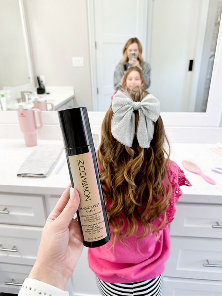 Brooke & I found a great 4  in 1 hair product.  We love this “In Common -  Magic Mist”. It’s a Detangler,  leave in conditioner,  smoothing balm and heat protectant all in one. A must try. 

//
Hair products 
Hair heat protectant 
Hair Detangler 
Hair leave in conditioner 
Hair smoothing balm

#LTKfindsunder50 #LTKbeauty