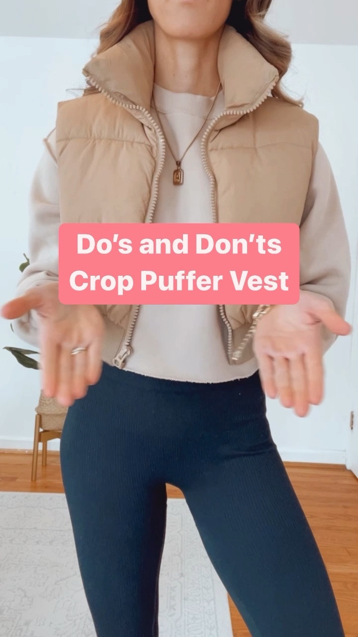 How to Style a Crop Puffer Vest | Puffer Vest Outfit 

#LTKunder100 #LTKunder50 #LTKstyletip