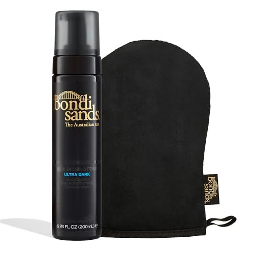 Bondi Sands Ultra Dark Self Tanning Foam + Application Mitt | Includes Lightweight Sunless Foam + Reusable Mitt for a Flawless Finish ($32 Value) | Amazon (US)