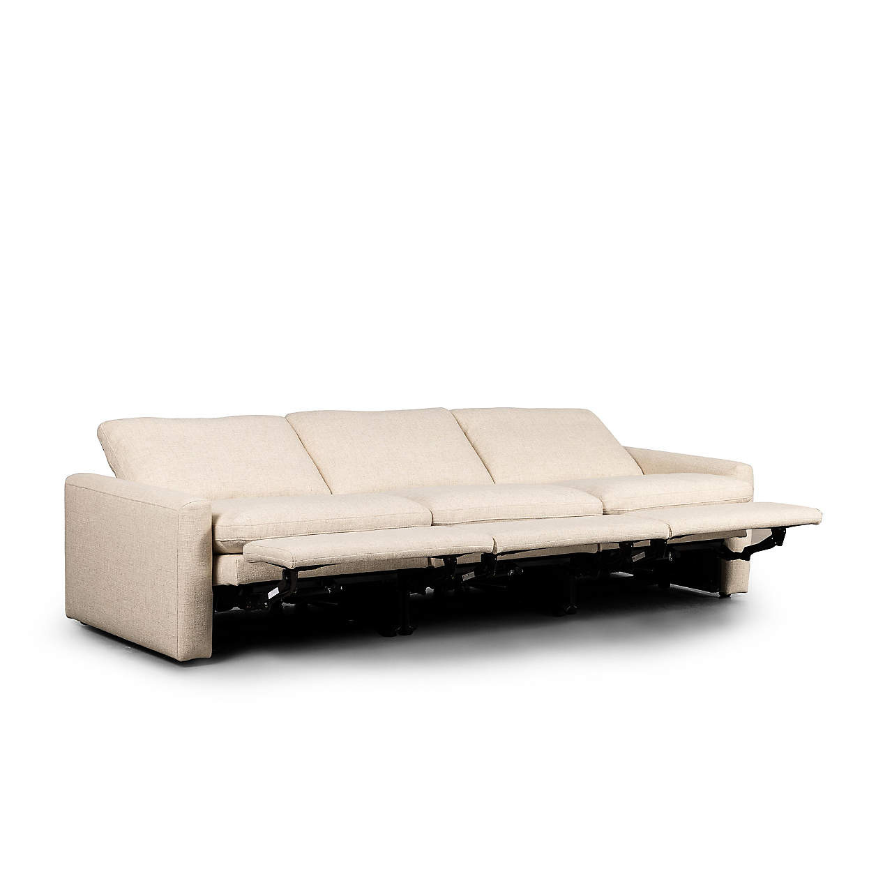 Tillery 111" Power Triple-Reclining Sofa + Reviews | Crate & Barrel | Crate & Barrel