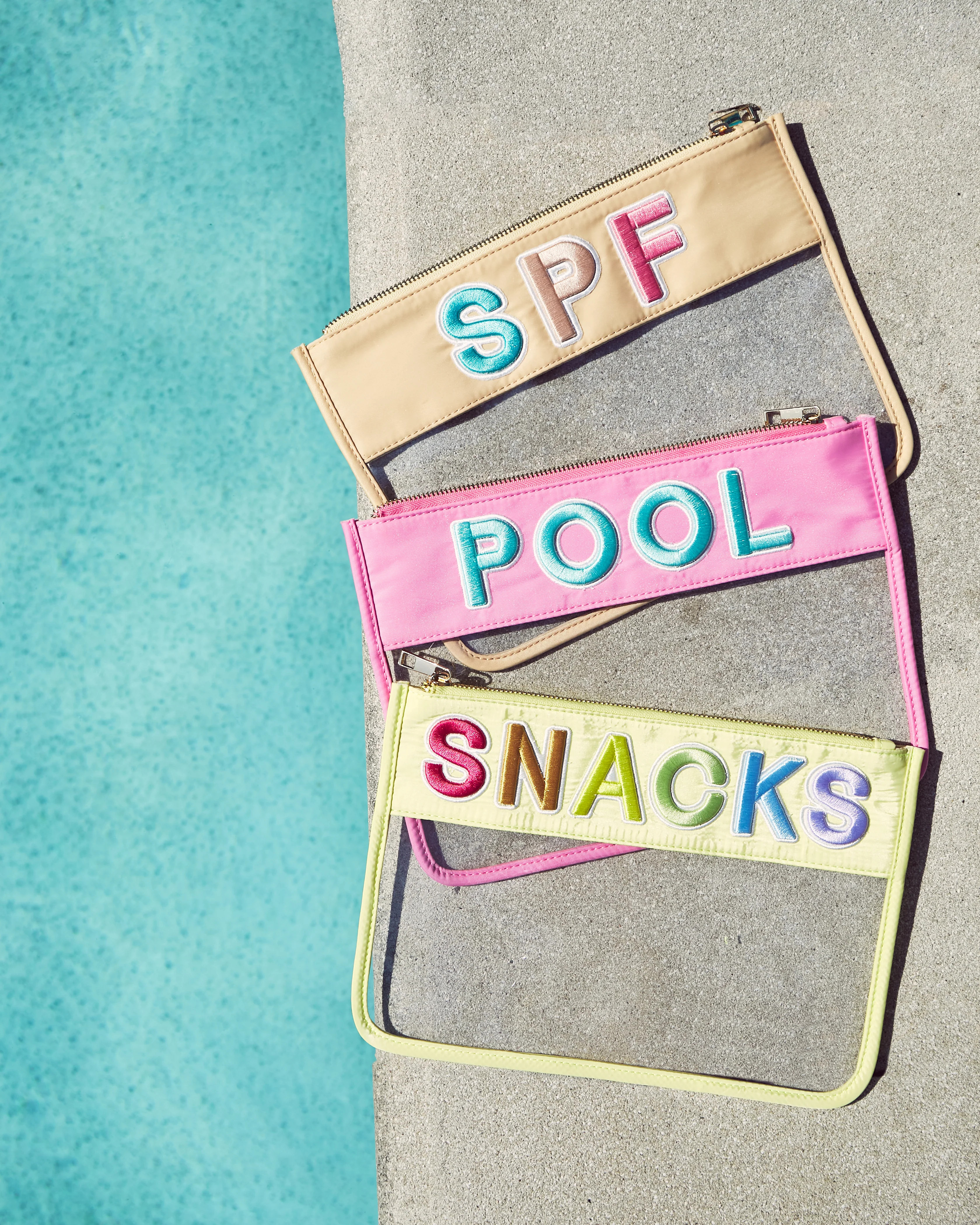 SPF Clear Pouch - Camel | KenzKustomz