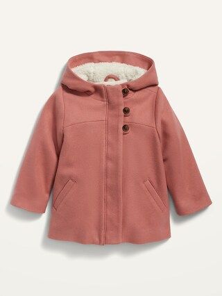 Soft-Brushed Hooded Toggle Coat for Toddler Girls | Old Navy (US)