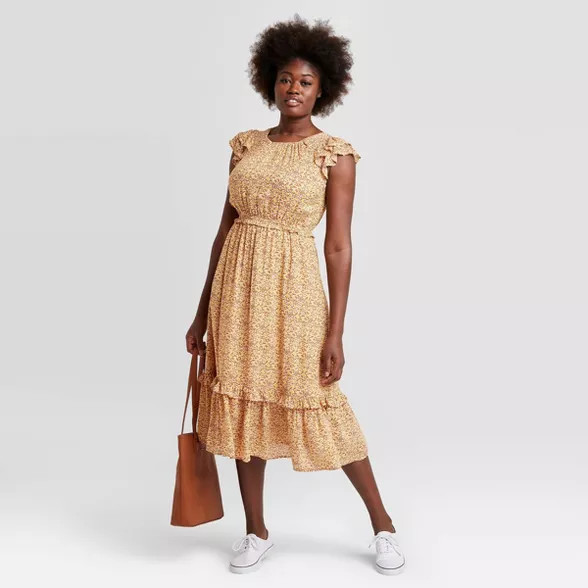 Women's Flutter Short Sleeve Dress - Universal Thread™ | Target
