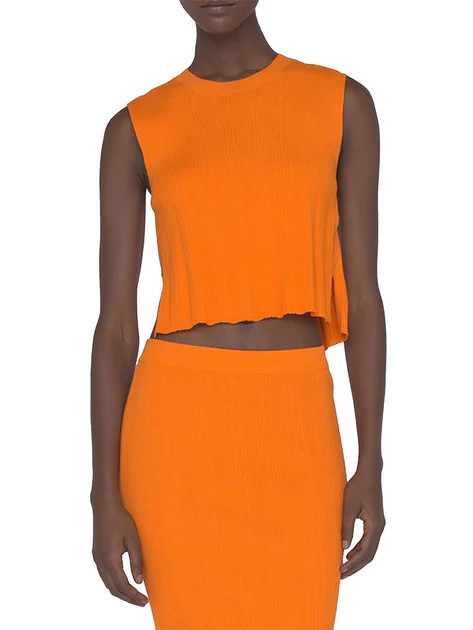 Womens Ribbed Cut-Out Pullover Top | Shop Simon