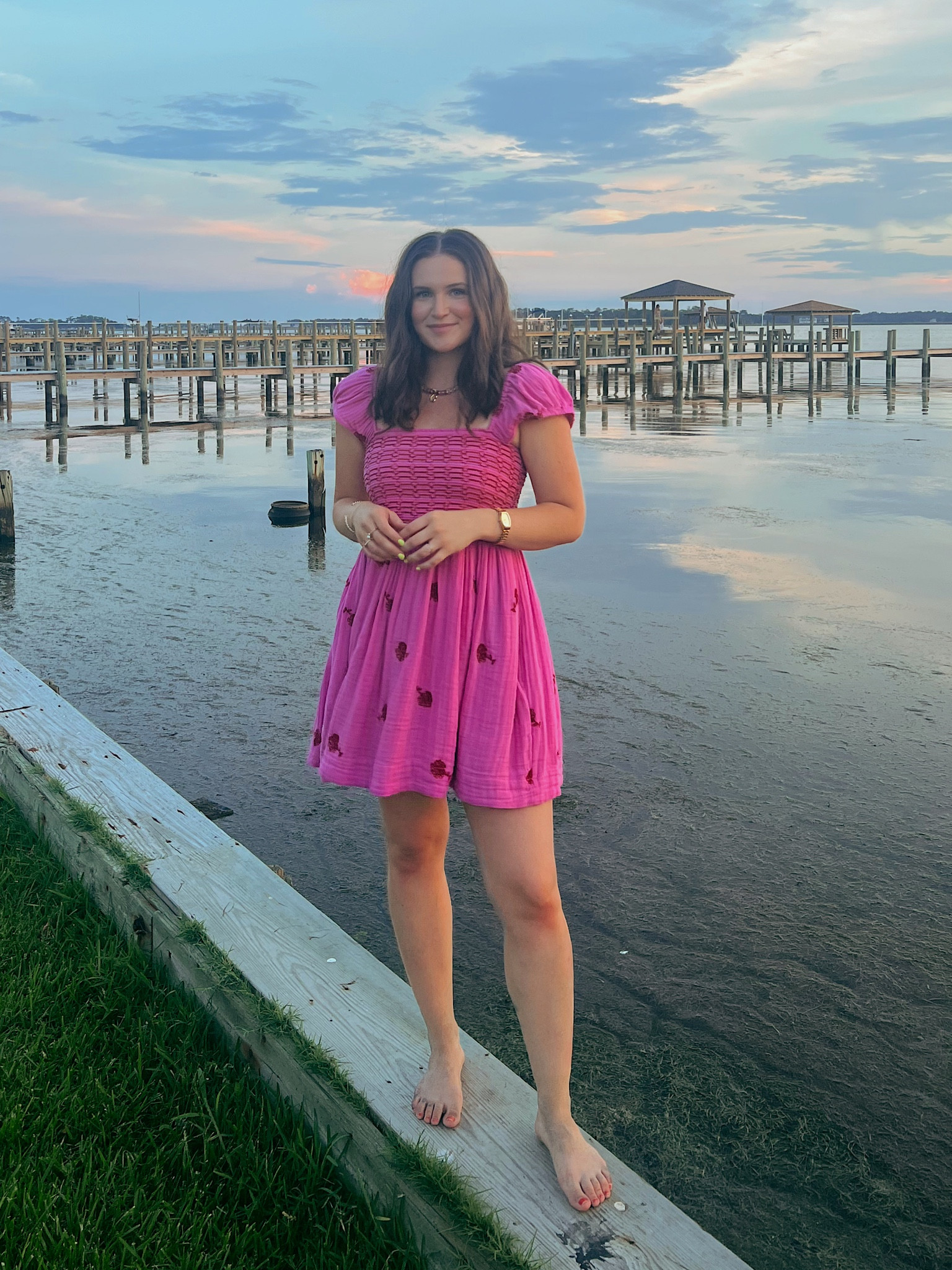 wearing a M in the dress! 