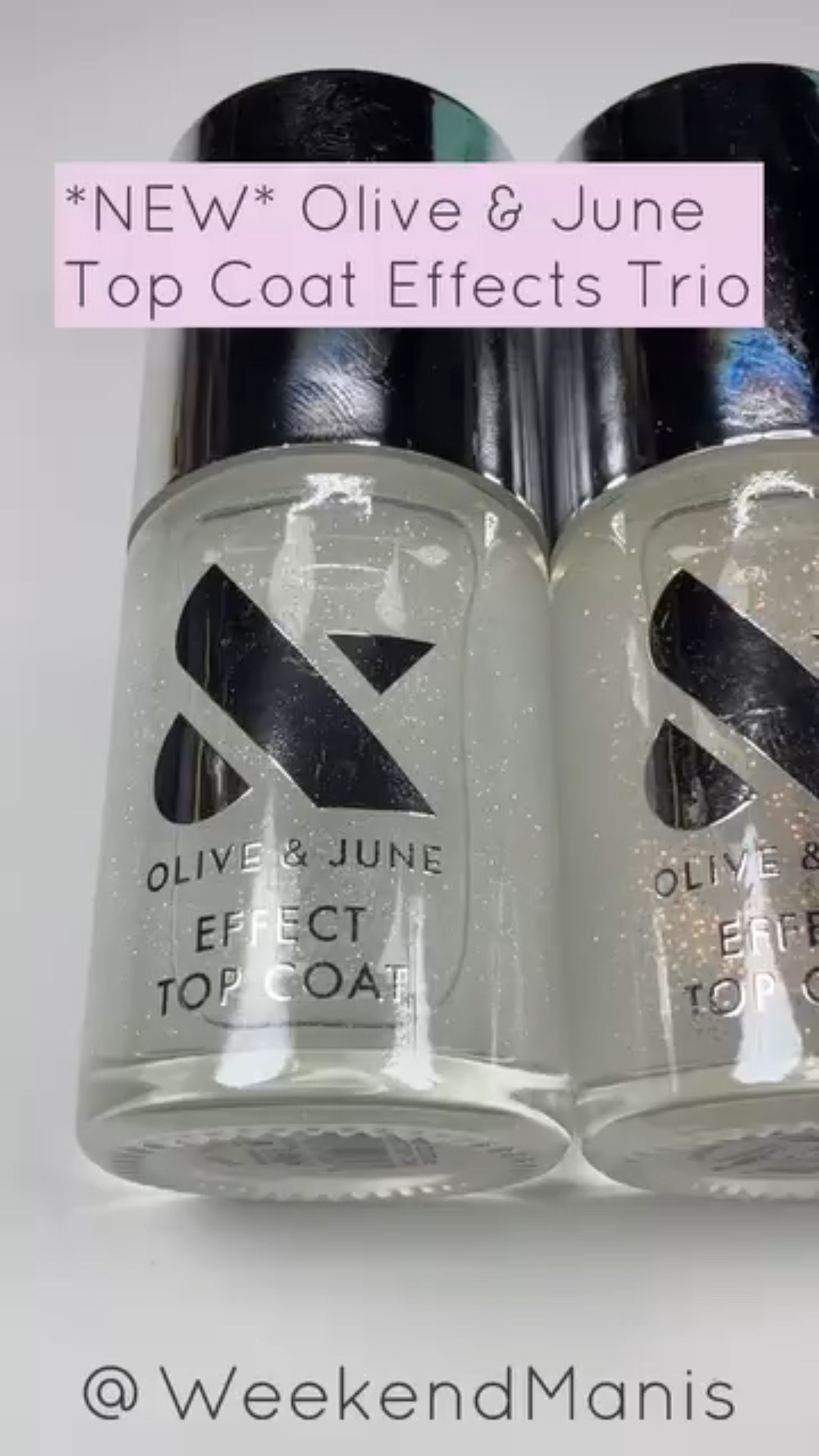 (PR) Last hurrah for the @oliveandjune Cyber Sale! This new Top Coat Effects Trio is a free Gift With Purchase on orders $40+. They launch next year, but you can snag them now (and for free!) in this early access drop - they will be so fun for Holiday parties and NYE! 🪩

🙏 I would be so grateful if you shopped with my link, and don’t forget to use 25OFF! Everything on OliveandJune.com is 25% off - it’s their best and only sale of the year and when I stock up on all gifts and essentials! 💞

✨ The Celestial Top Coat - micro shimmer (reminds me of an amped up Cosmic but silver-rose gold-some yellow finish)
✨ The Pixie Top Coat - iridescent sparkle (giving me Party Pants vibes)
✨ The Stardust Top Coat - holographic flakes (flakey like It’s Never Enough, but the flakes look yellow-green to me, versus the kind of pinky silver flakes of INE)

If you miss the sale, you can always use CARINA20 for 20% off first Olive and June Systems. Link in bio ♥️ Thank you for shopping through my link, it helps me stay in the program and allows me to continue to do these type of posts for you! 

#oliveandjune #oliveandjunepartner #oliveyourmani #theinstantmani #pressonnails #ojnails #perfectnails #diymanicure #💅byPoppy #olivemymani #WeekendManis #quickdry #winternails #blackfriday #cybersale #nailpolishtoppers #oliveandjunecelestialeffect #oliveandjunepixieeffect #oliveandjunestardusteffect

#LTKBeauty #LTKGiftGuide #LTKHoliday