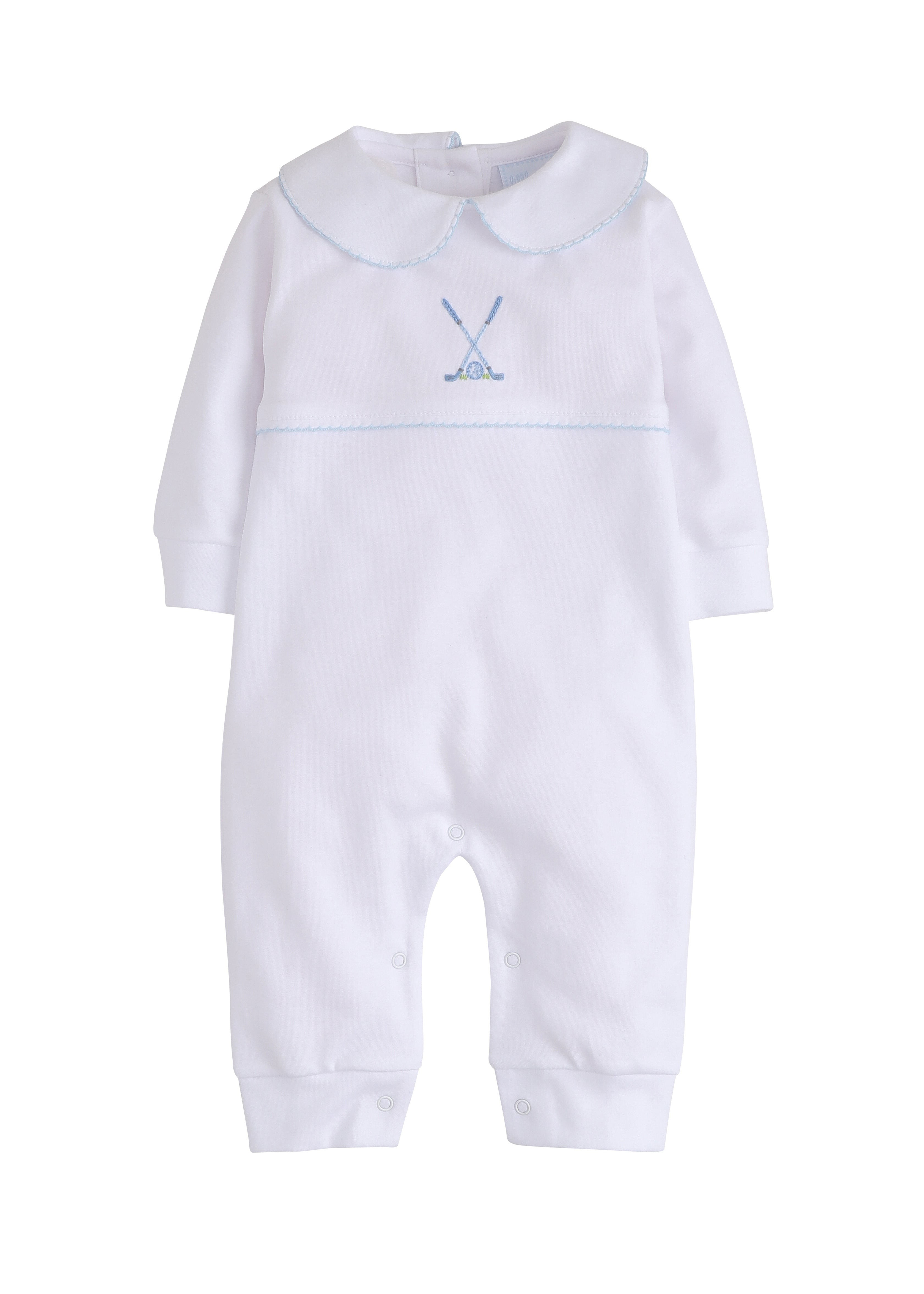 Little English Golf Club Crochet Playsuit | JoJo Mommy