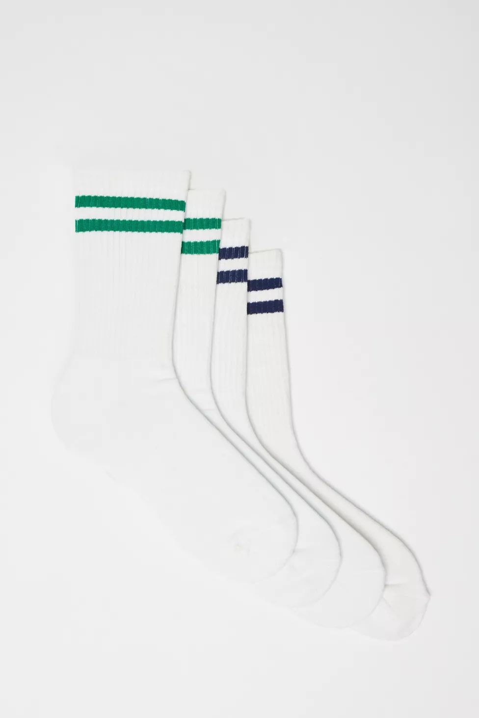 Double Stripe Crew Sock 2-Pack | Urban Outfitters (US and RoW)