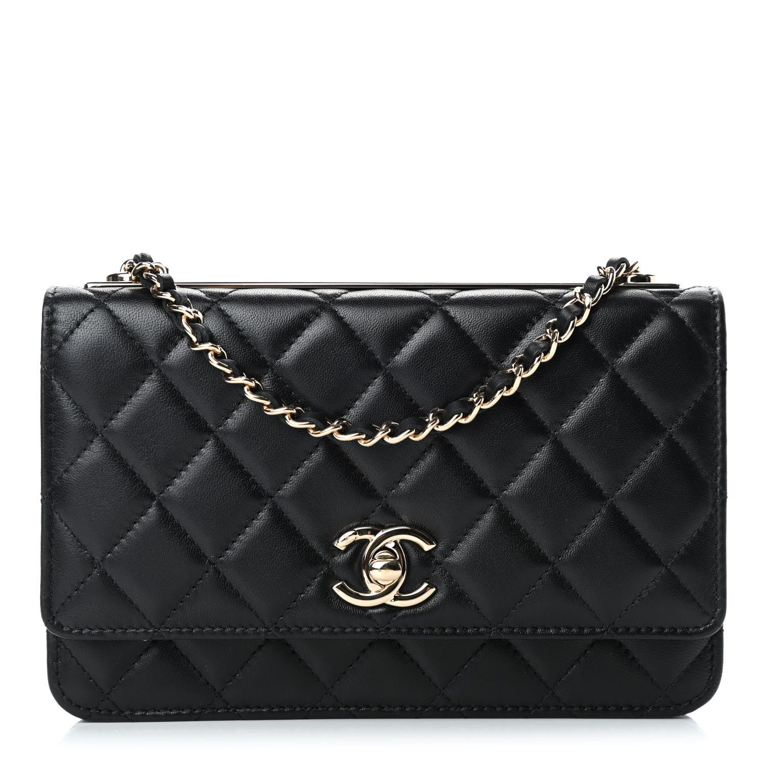 CHANEL

Lambskin Quilted Trendy CC Wallet On Chain WOC Black | Fashionphile