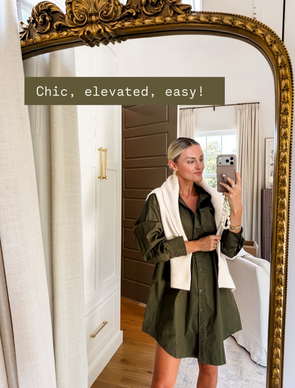 I love getting simple pieces that are versatile & easy to style different ways! This shirt dress is one of them! I also got it in white! Wearing S!

Loverly Grey, Amazon, pre fall outfit inspo, pre fall looks, shirt dress, chic fall look, fall workwear

#LTKSeasonal #LTKWorkwear