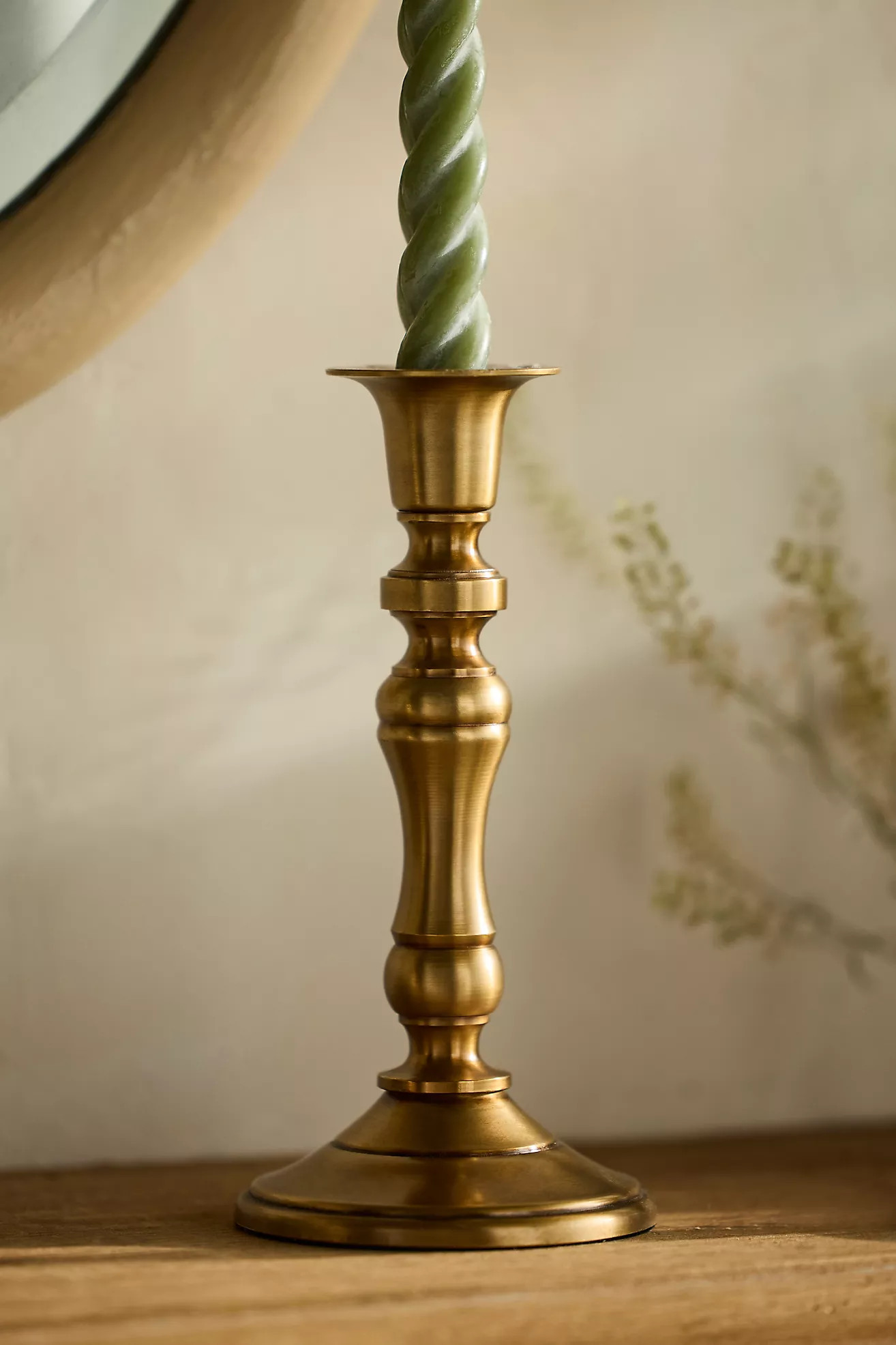 Vintage Brass Taper Holder | Anthropologie (US)