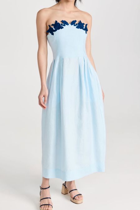 Something Borrowed., Something Blue.  Sharing BLUE wedding guest dresses! 