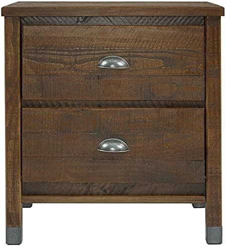 Camaflexi BJ20 Night Table, 2 Drawer, Walnut | Amazon (US)