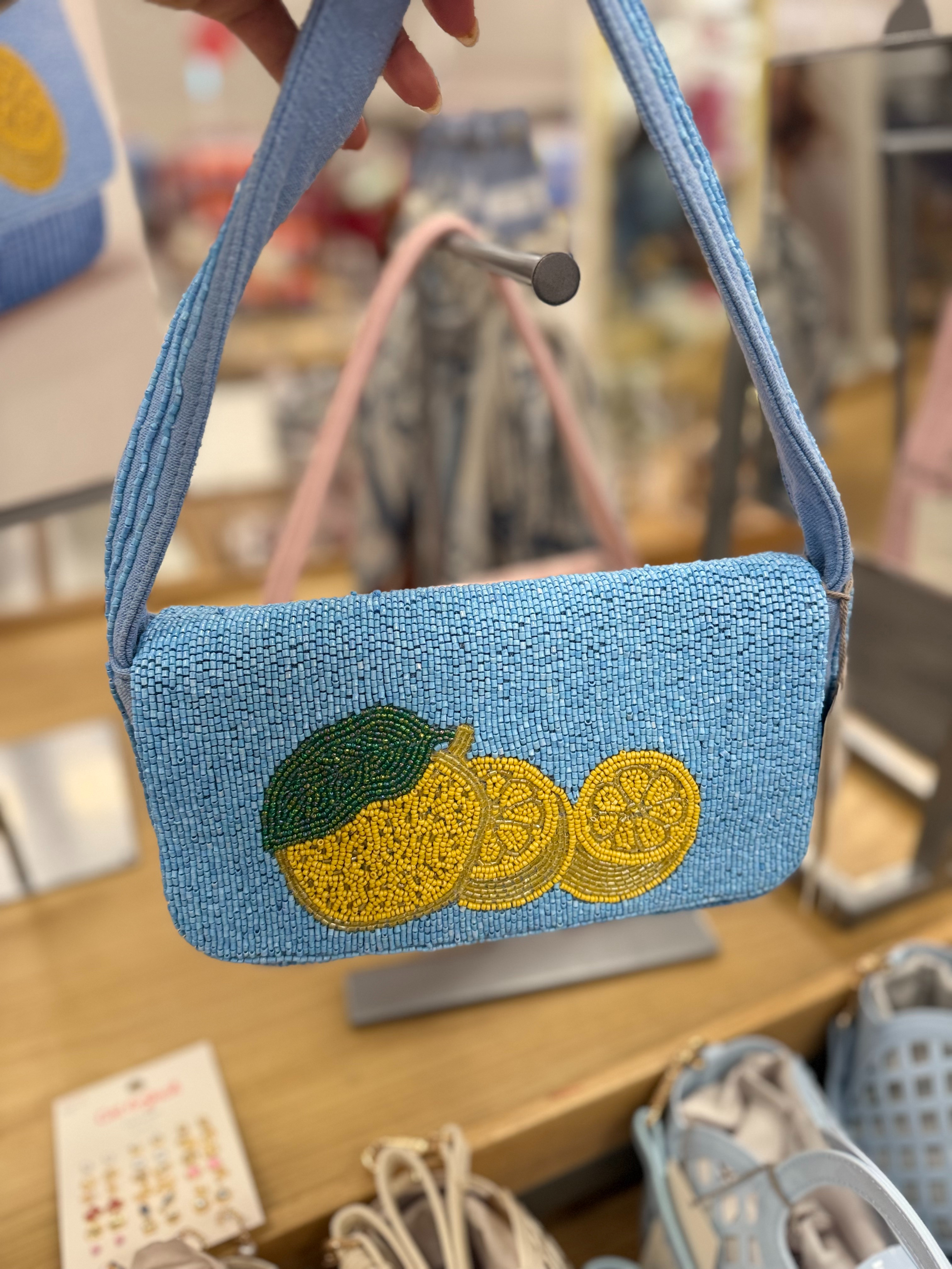 Cute lemon purse handbag clutch 

 