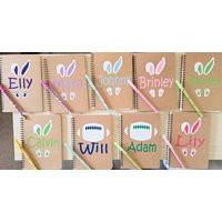 Kids Easter Basket Stuffers For Girls Boys Personalized Bunny Journal Gifts | Etsy (US)